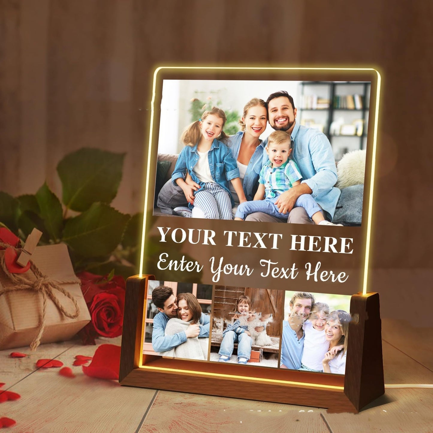 Small Night Lamp Photo Decoration
